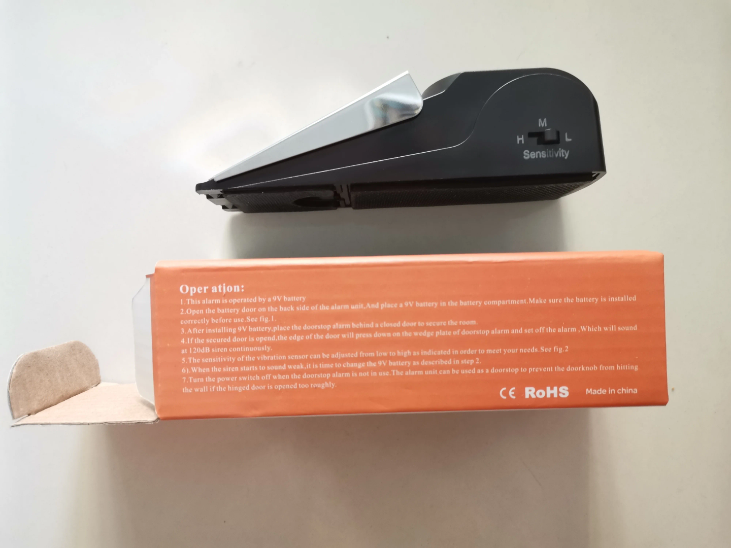 Alarme Cale de Porte Anti-Intrusion – 120 dB de Protection Sécurisée