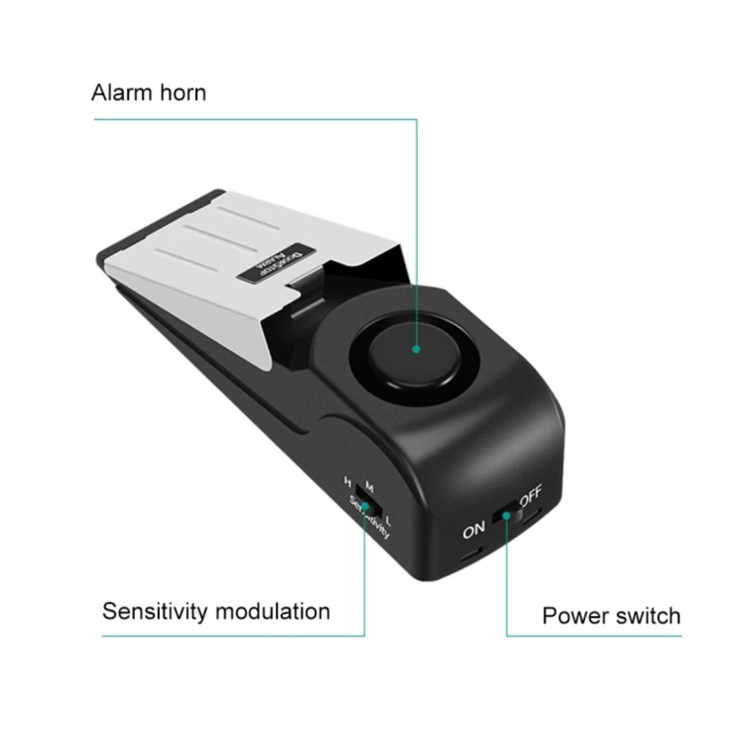Alarme Cale de Porte Anti-Intrusion – 120 dB de Protection Sécurisée